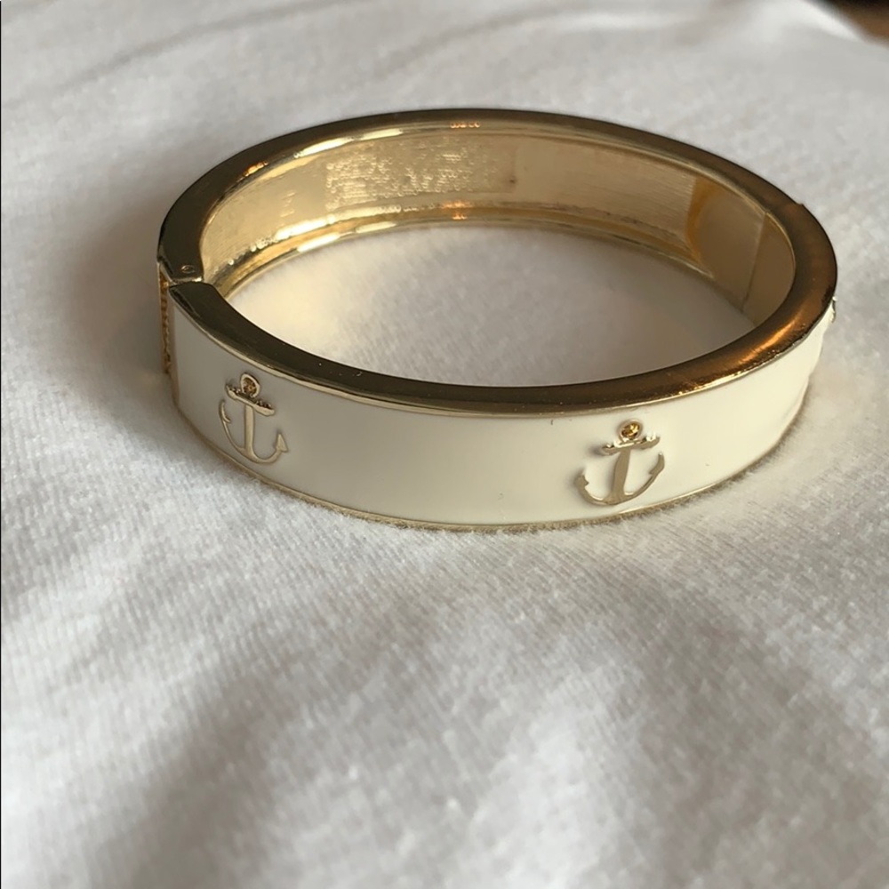 Anchor Bangle Bracelet